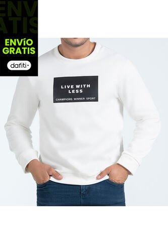 Buzo Jhonatan Blanco Croydon Para Hombre Croydon