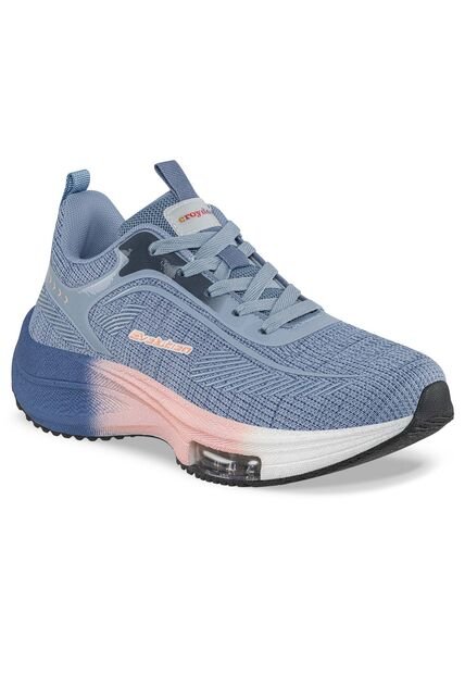 Tenis Running Empol Azul-Rosa Croydon Para Mujer