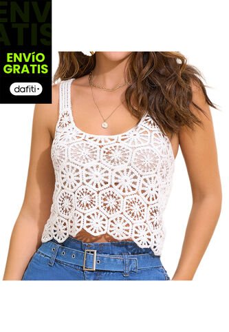 Blusa Lynda Blanco Croydon Para Mujer Croydon