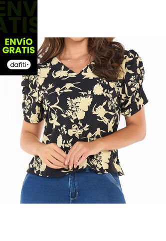 Blusa Lujan Negro Croydon Para Mujer Croydon