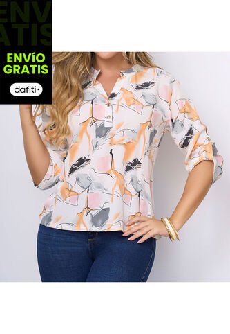 Blusa Erica Mostaza Croydon Para Mujer Croydon