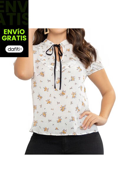 Blusa Alina Blanco Para Mujer Croydon
