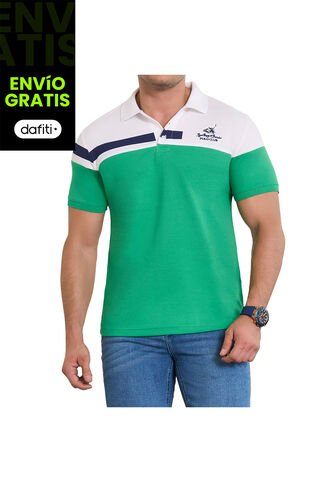 Camiseta Polo Sergio Verde Croydon Para Hombre Croydon