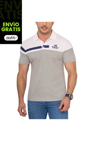 Camiseta Polo Sergio Gris Croydon Para Hombre Croydon