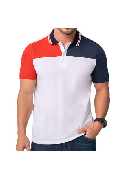 Camiseta Polo Gerardo Blanco Para Hombre Croydon