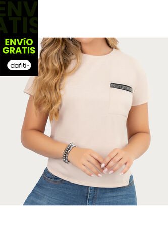 Blusa Francia Beige Para Mujer Croydon Croydon