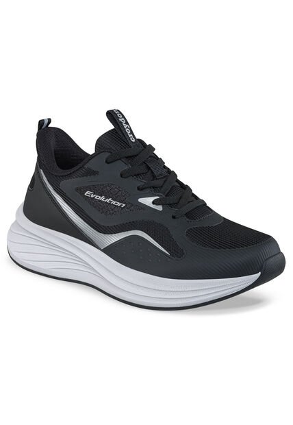 Tenis Running Jibe Negro Croydon Para Mujer