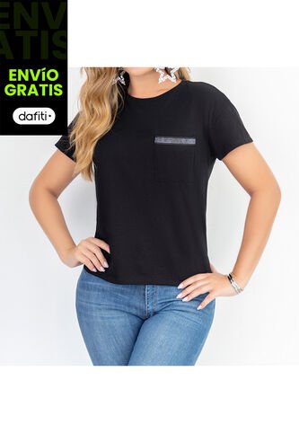 Blusa Francia Negro Para Mujer Croydon Croydon