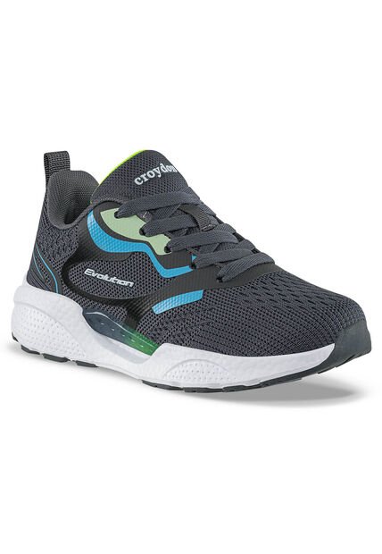 Tenis Running Loprin Gris Osc Croydon Para Niño