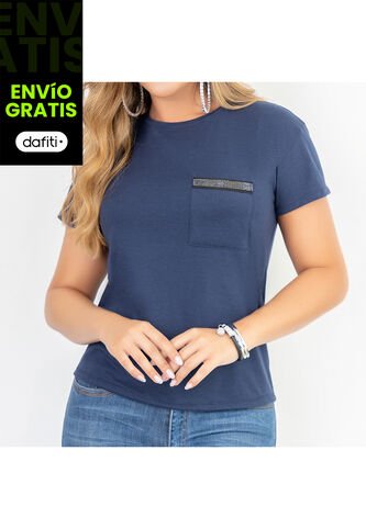 Blusa Francia Azul Para Mujer Croydon Croydon