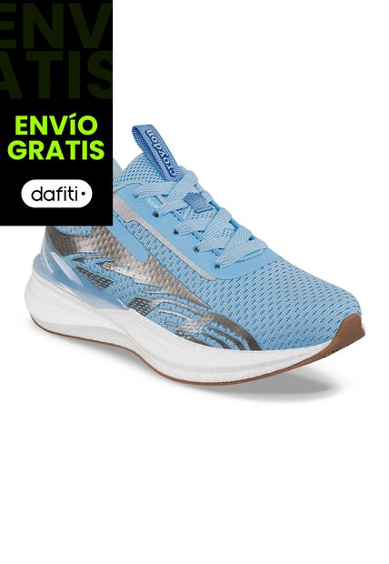 Tenis Running Nelu Azul Claro Croydon Para Niño