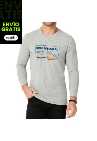 Camibuzo Fred Gris Para Hombre Croydon Croydon