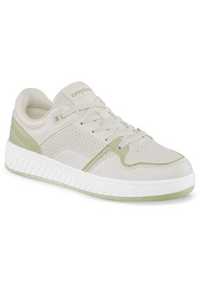 Tenis Urbanos Dagin Beige-Verde Croydon Para Mujer