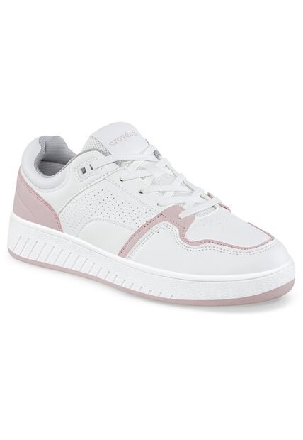 Tenis Urbanos Dagin Blanco-Rosa Croydon Para Mujer
