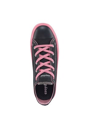 Tenis Hoss Bajo Negro Para Niña Croydon