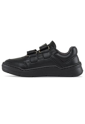 Tenis Colegio Roblo Velcro Negro Para Niño Y Niña Croydon