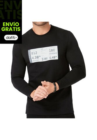 Camibuzo Enzo Negro Para Hombre Croydon Croydon