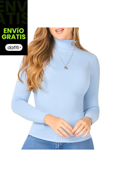 Blusa Iron Azul Claro Para Mujer Croydon