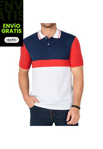 Camiseta Polo Carlos Azul Osc Para Hombre Croydon Croydon