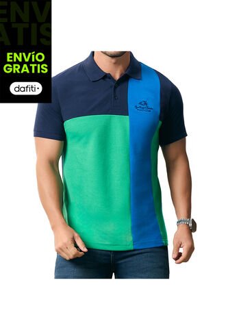 Camiseta Polo Roger Azul Para Hombre Croydon Croydon