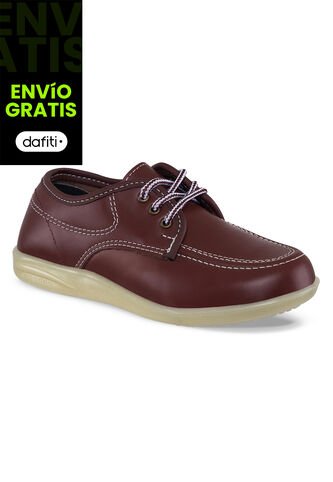 Zapatos Escolares Bachiller Rojo Para Niña Croydon Croydon