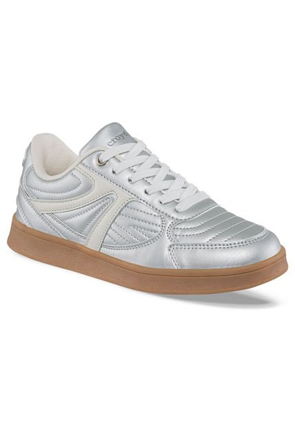 Tenis Urbanos Glyxar Plata Para Mujer Croydon