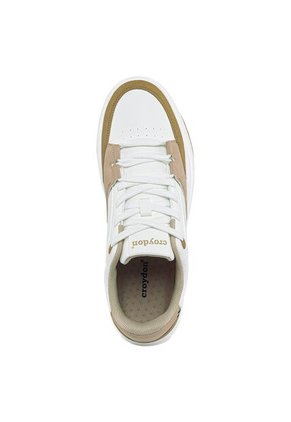 Tenis Agrar Blanco-Café Para Hombre Croydon
