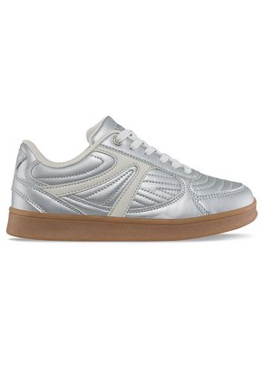 Tenis Urbanos Glyxar Plata Para Mujer Croydon