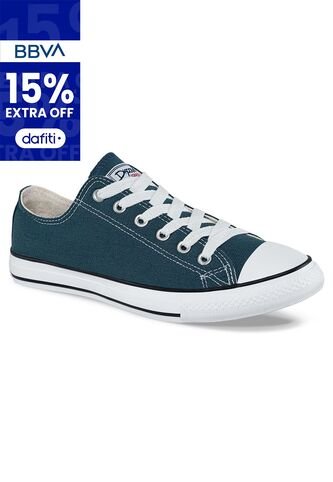 Tenis Discovery Bajo Azul Para Hombre Y Mujer Croydon Croydon