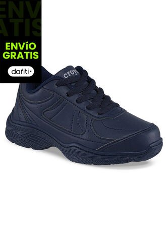 Tenis Colegial 10 New Azul Para Niño Y Niña Croydon Croydon