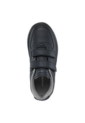 Tenis Colegio Shopir V Negro-Gris Para Niño Y Niña Croydon