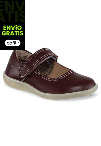 Zapatos Escolares Mafalda Rojo Para Niña Croydon Croydon