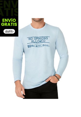 Camibuzo Federico Azul Celeste Para Hombre Croydon Croydon