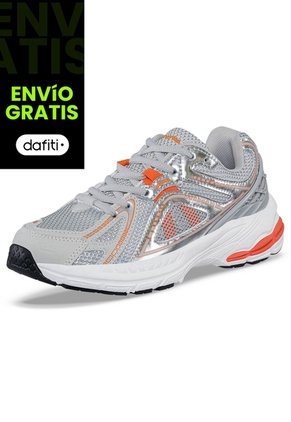 Tenis Urbanos Xecod Plata-Nar Croydon Para Mujer