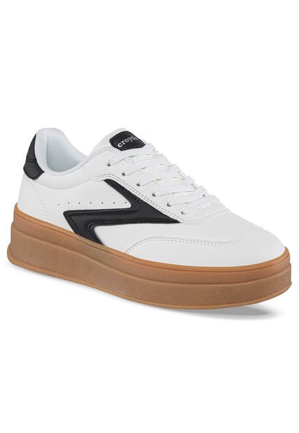 Tenis Urbanos Drix Blanco-Negro Para Mujer Croydon