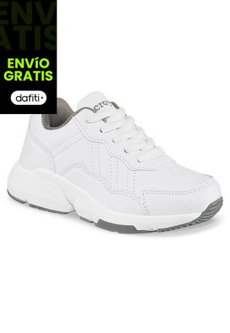 Tenis Escolares Xcoleg C Blanco Para Niña Y Niño Croydon Croydon
