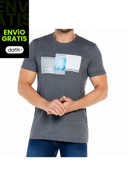 Camiseta Pedro Café Claro Para Hombre Croydon