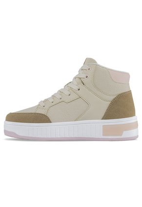 Tenis Urbanos Atrix Beige-Rosa Para Mujer Croydon