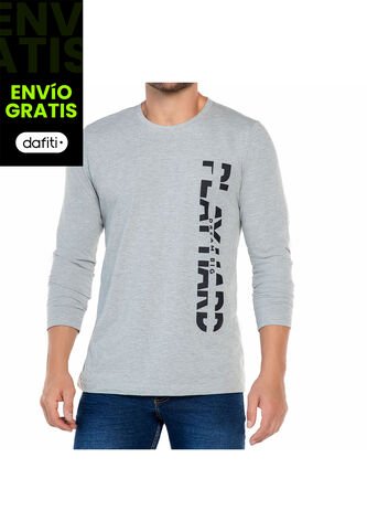 Camibuzo Roberto Gris Para Hombre Croydon Croydon