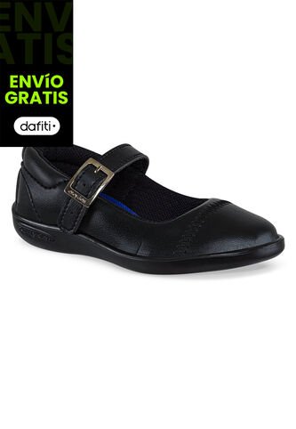 Zapatos Escolares Colegial Lorik Negro Para Niña Croydon Croydon