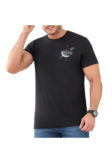 Camiseta Inspire Negro Croydon Para Hombre