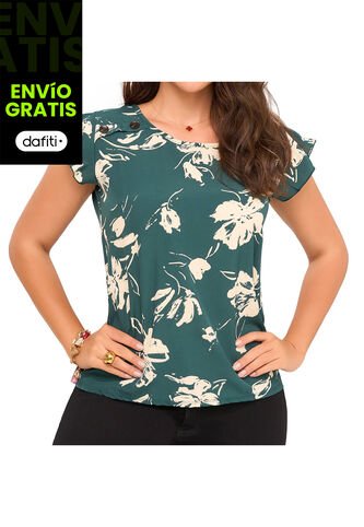 Blusa Ayda Verde Croydon Para Mujer Croydon