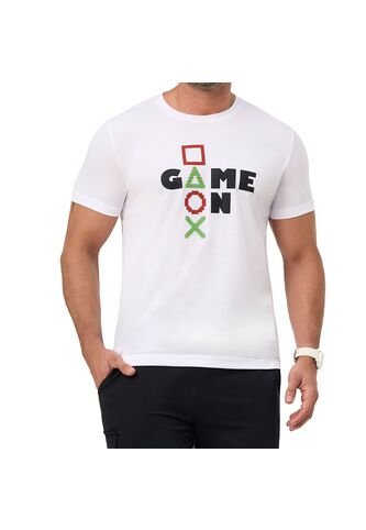 Camiseta Game Blanco Croydon Para Hombre Croydon