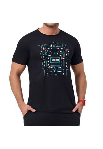 Camiseta Start Negro Croydon Para Hombre Croydon