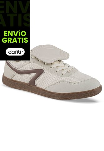 Tenis Urbanos Pedom Beige-Beige Croydon Para Mujer Croydon