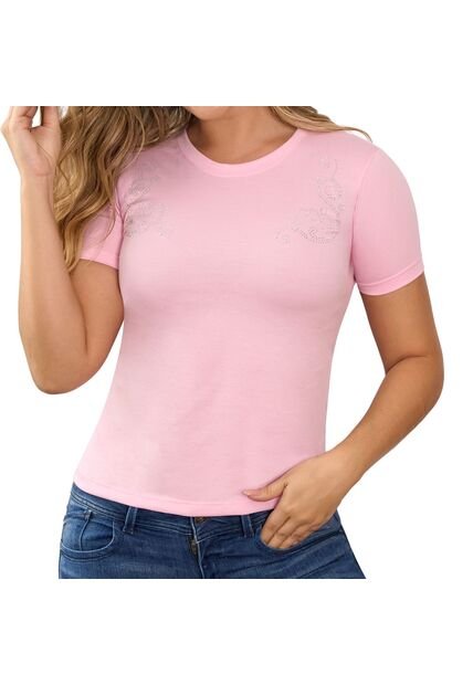 Camiseta Eris Rosa Croydon Para Mujer