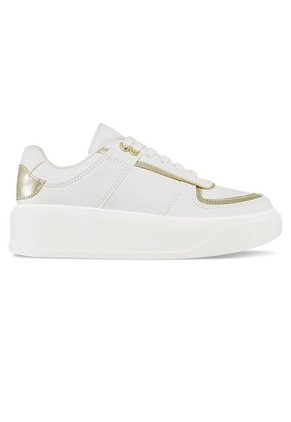 Tenis Sidny Blanco-Oro Para Mujer Croydon