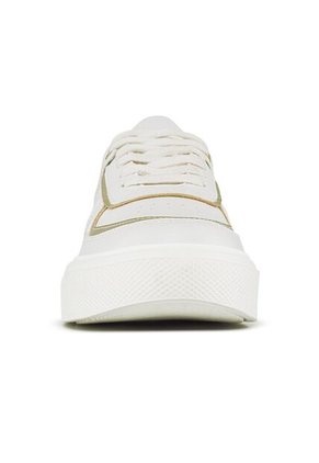 Tenis Sidny Blanco-Oro Para Mujer Croydon