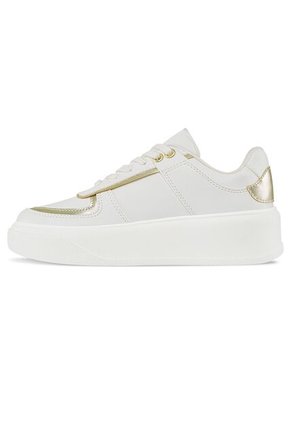 Tenis Sidny Blanco-Oro Para Mujer Croydon