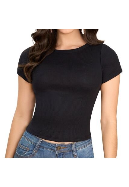 Camiseta Ginger Negro Croydon Para Mujer